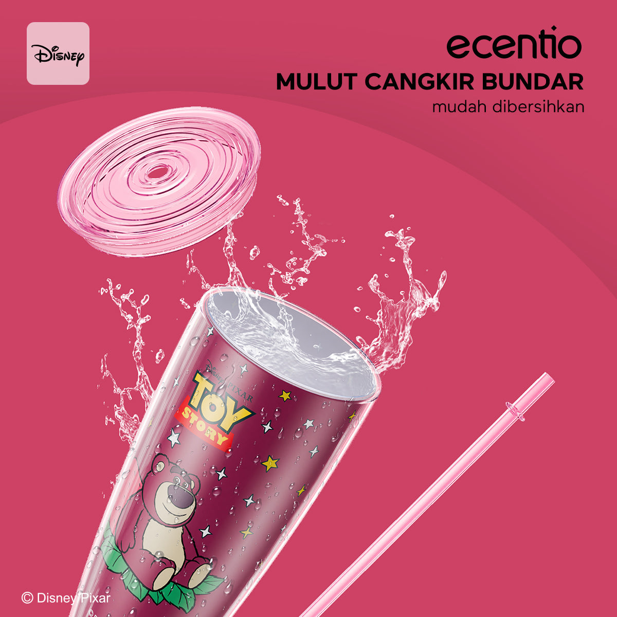 ecentio Tumbler Disney Mickey Mouse dan Lotso Edition 650ml - ecentio
