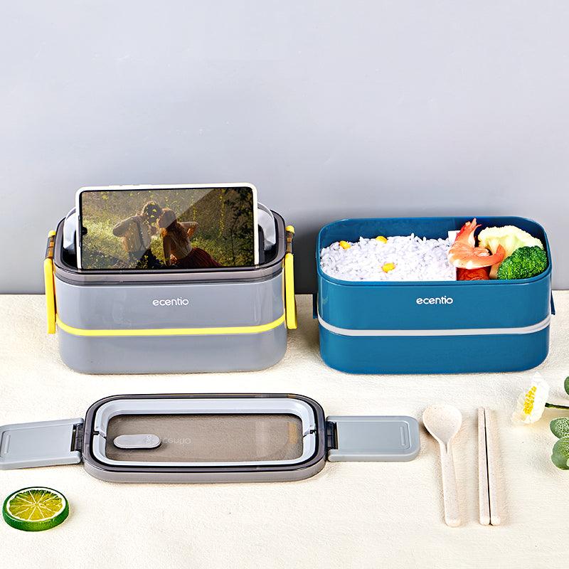 ecentio lunch box Kotak Makan Bekal 2susun 1600ml - ecentio