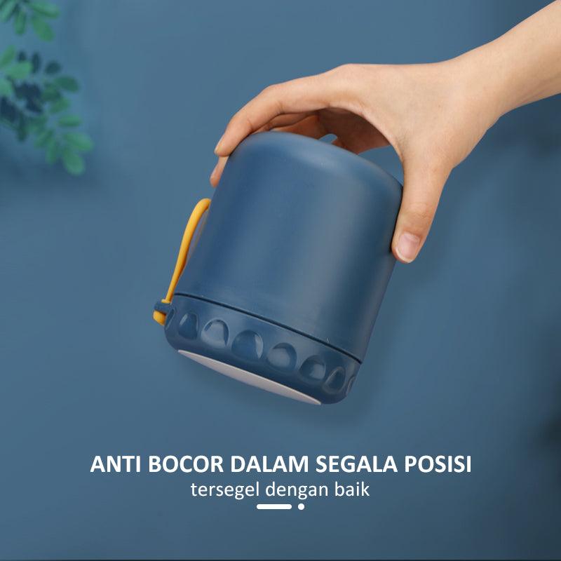 ecentio cangkir sup Free Sendok Anti Tumpah 400ML - ecentio