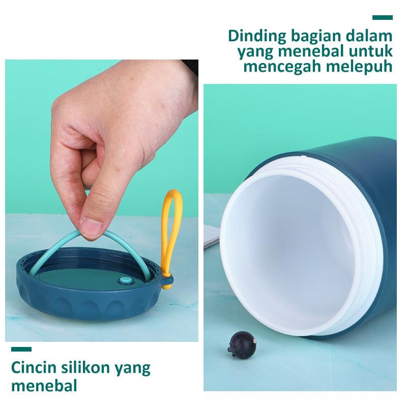 ecentio cangkir sup Free Sendok Anti Tumpah 400ML - ecentio