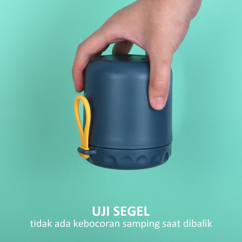 ecentio cangkir sup Free Sendok Anti Tumpah 400ML - ecentio
