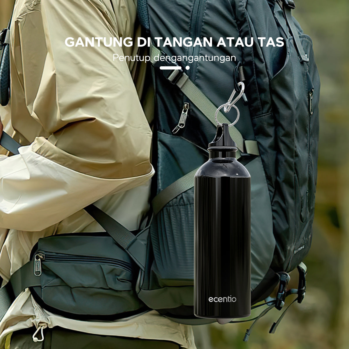 ecentio Botol Minum tumbler Sports Cup 750ml - ecentio