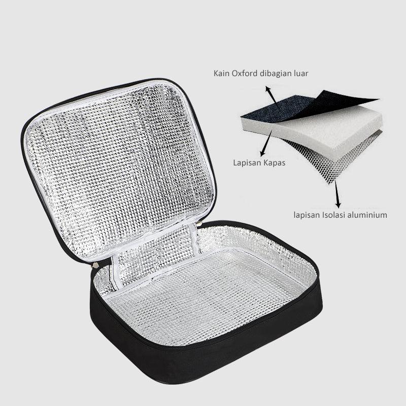 ecentio lunch bag Tas Bekal Kotak Makn Bag tahan Panas Dingin Premium - ecentio