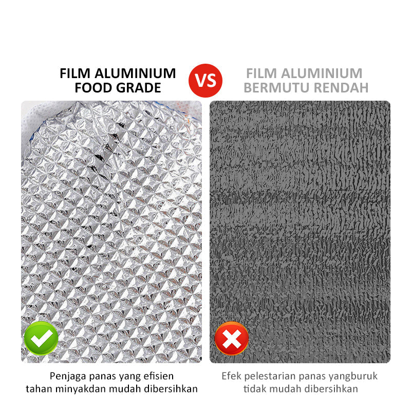 ecentio lunch box Kotak Makan stainless steel 1000ml Tas Bekal set - ecentio