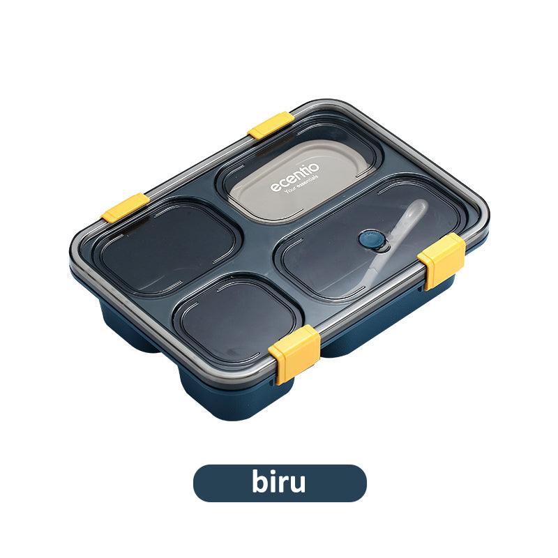 ecentio lunch box kotak bekal makan 4grid 1300ML
