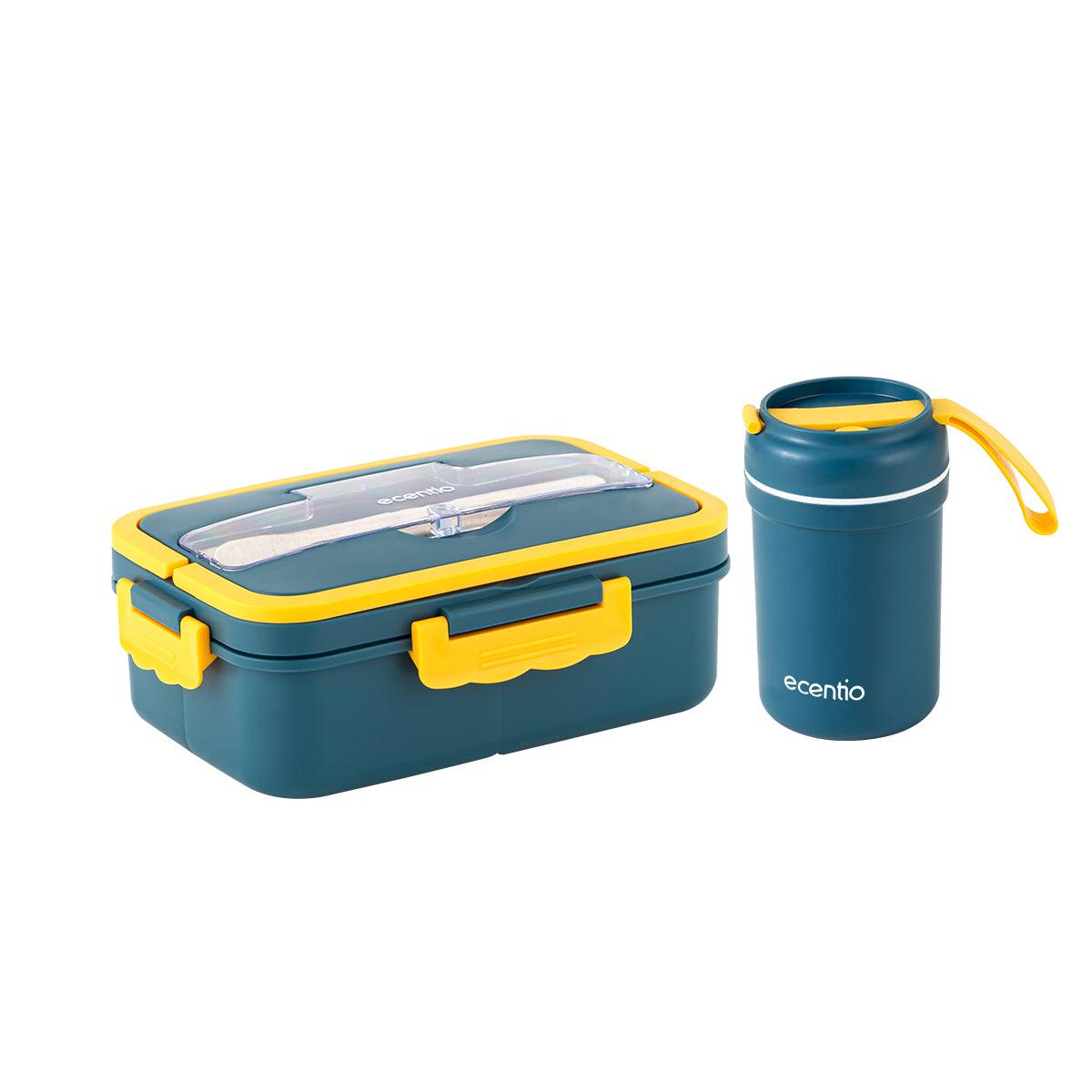 ecentio Kotak Bekal Makan Set free cangkir sup 1000ml+330ml