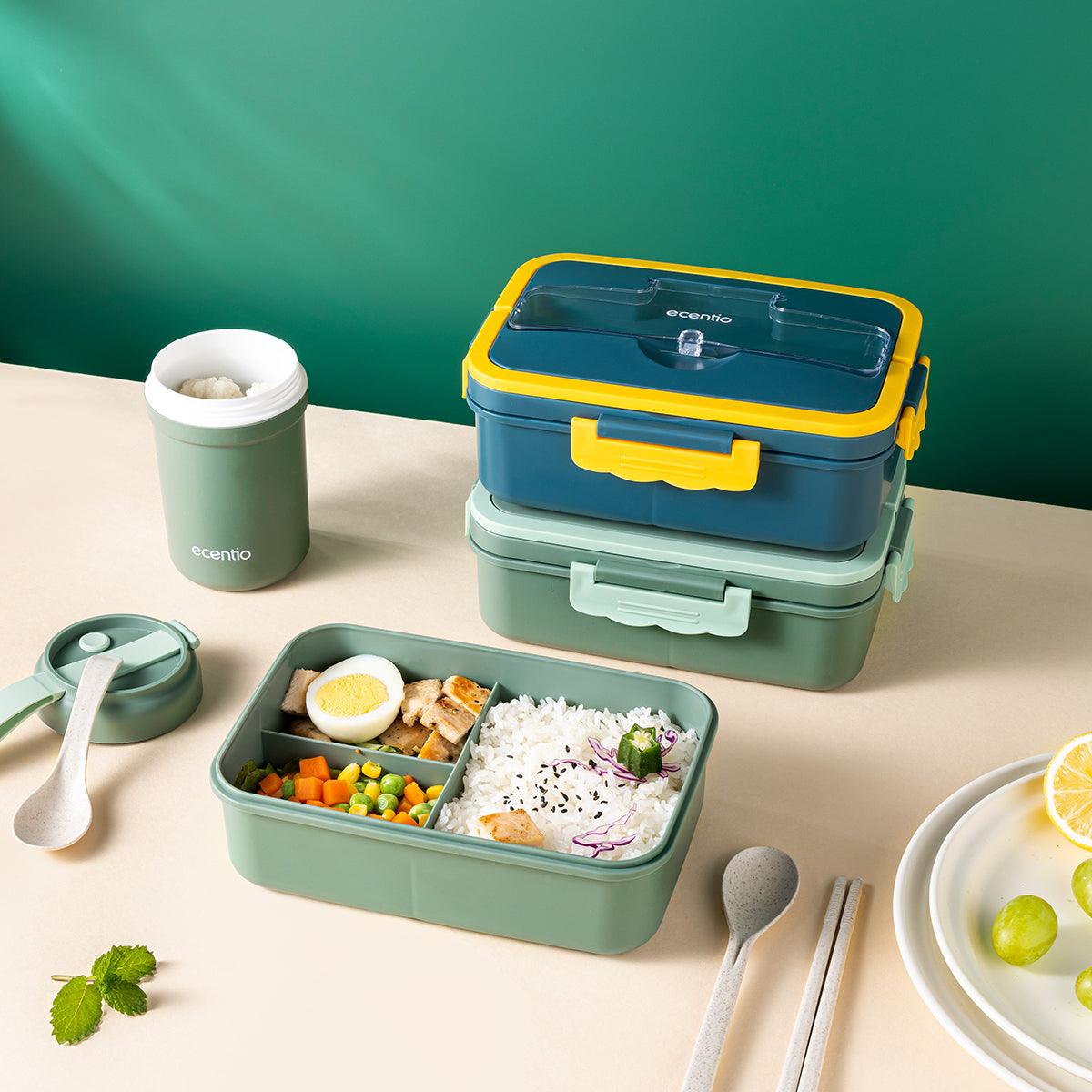ecentio kotak makan set cangkir soup lunch box - ecentio
