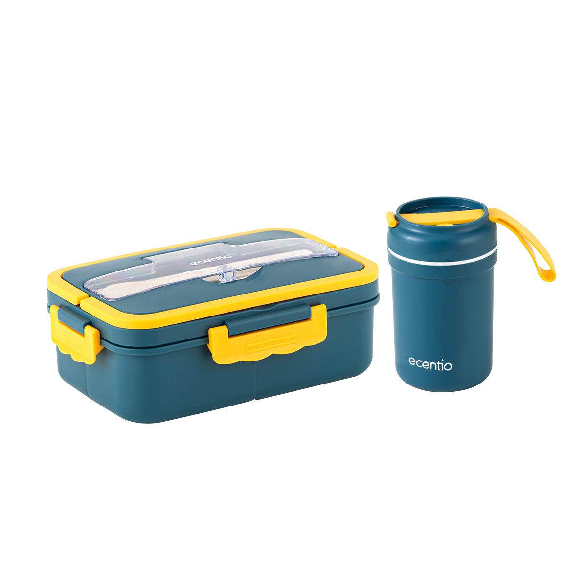 ecentio kotak makan set cangkir soup lunch box - ecentio