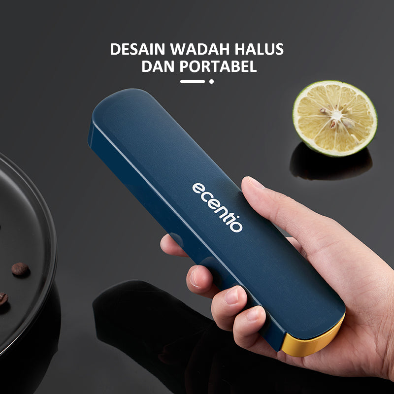 ecentio Alat makan/sendok stainless steel+garpu set/tahan lama - ecentio