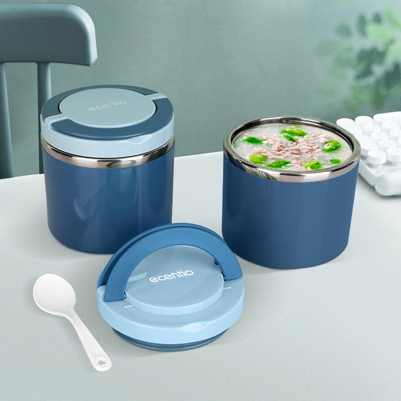 ecentio portabel cangkir sup stainless steel lunchbox 630ML - ecentio
