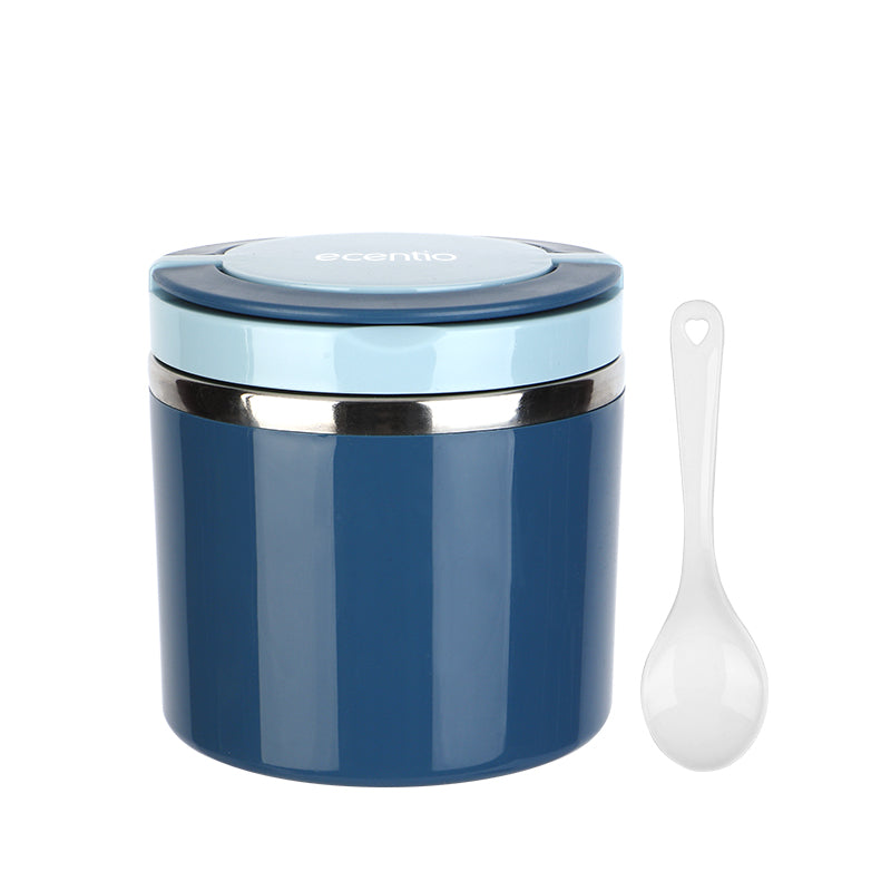 ecentio portabel cangkir sup stainless steel lunchbox 630ML