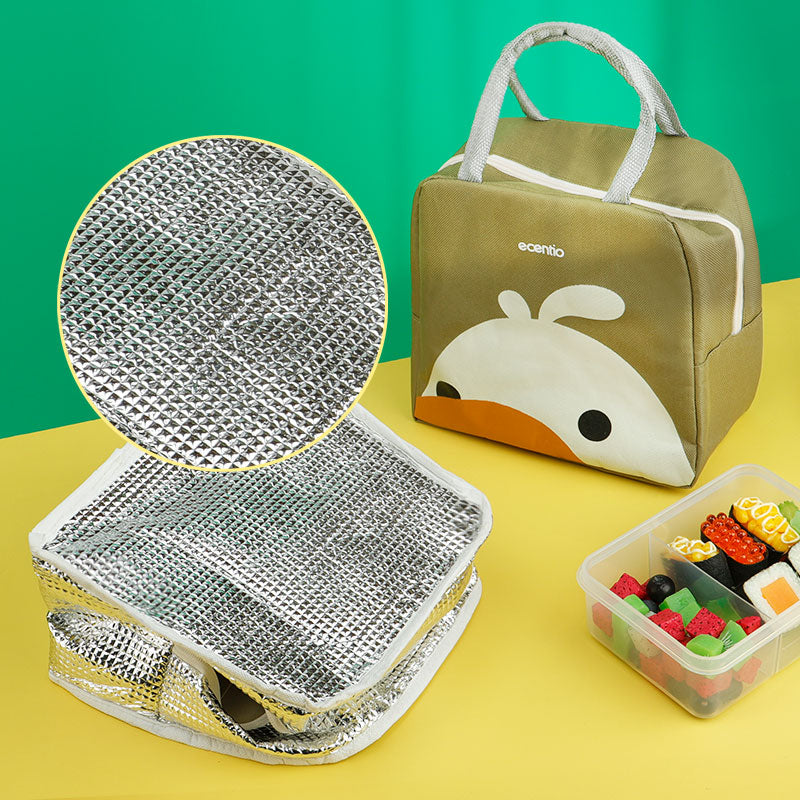 ecentio lunch bag Tas Bekal Kotak Makn Bag Cartoon