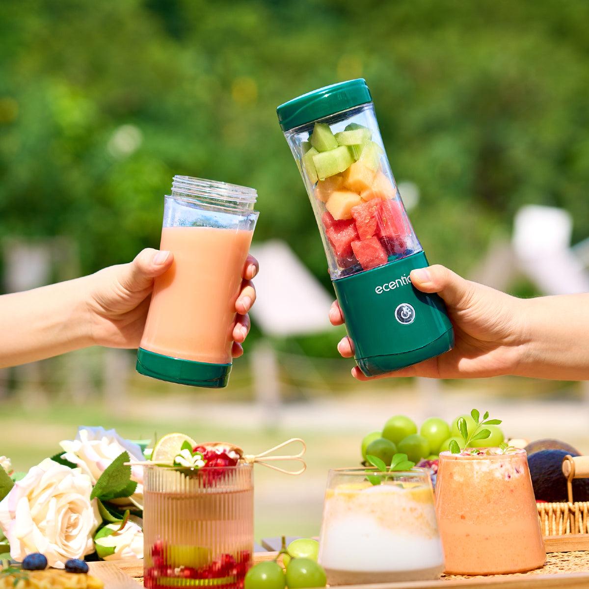 ecentio Portable Juicer 6 mata pisau Electric Juicer 380ML - ecentio