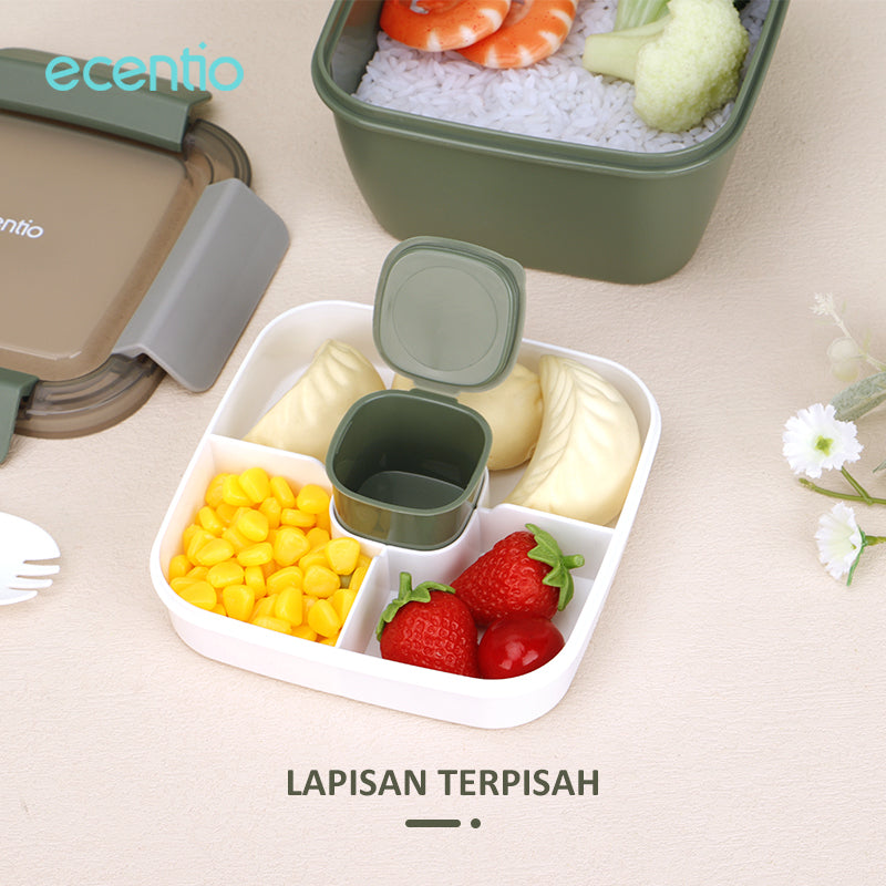 【BUY 1 GET 4】ecentio 4pcs Kotak Makan set