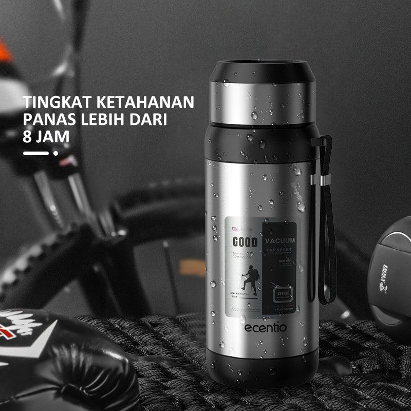 ăFREE GIFTăecentio Thermos Bottle with Display LED awet suhunya 1000ml - ecentio
