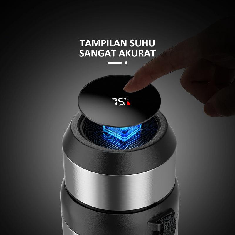 ăFREE GIFTăecentio Thermos Bottle with Display LED awet suhunya 1000ml - ecentio