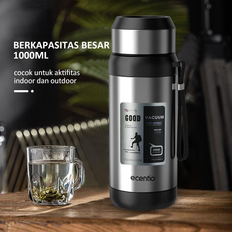 ăFREE GIFTăecentio Thermos Bottle with Display LED awet suhunya 1000ml - ecentio