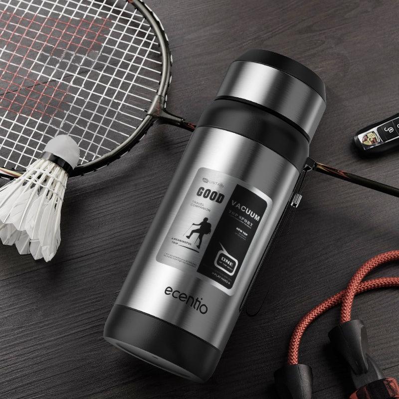 ăFREE GIFTăecentio Thermos Bottle with Display LED awet suhunya 1000ml - ecentio