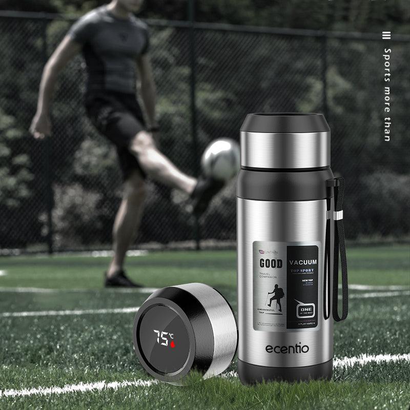 ăFREE GIFTăecentio Thermos Bottle with Display LED awet suhunya 1000ml - ecentio