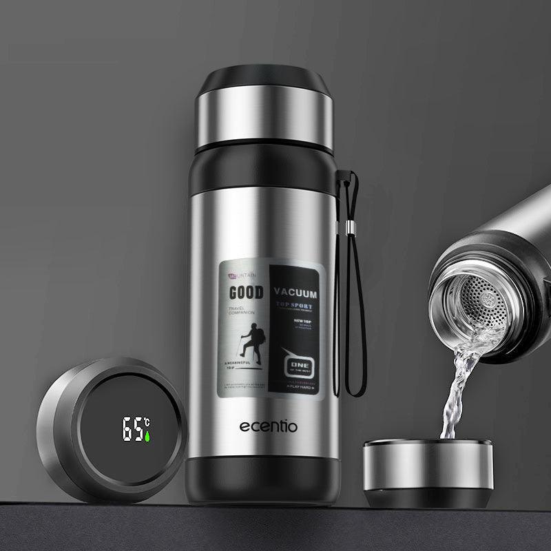 ăFREE GIFTăecentio Thermos Bottle with Display LED awet suhunya 1000ml - ecentio