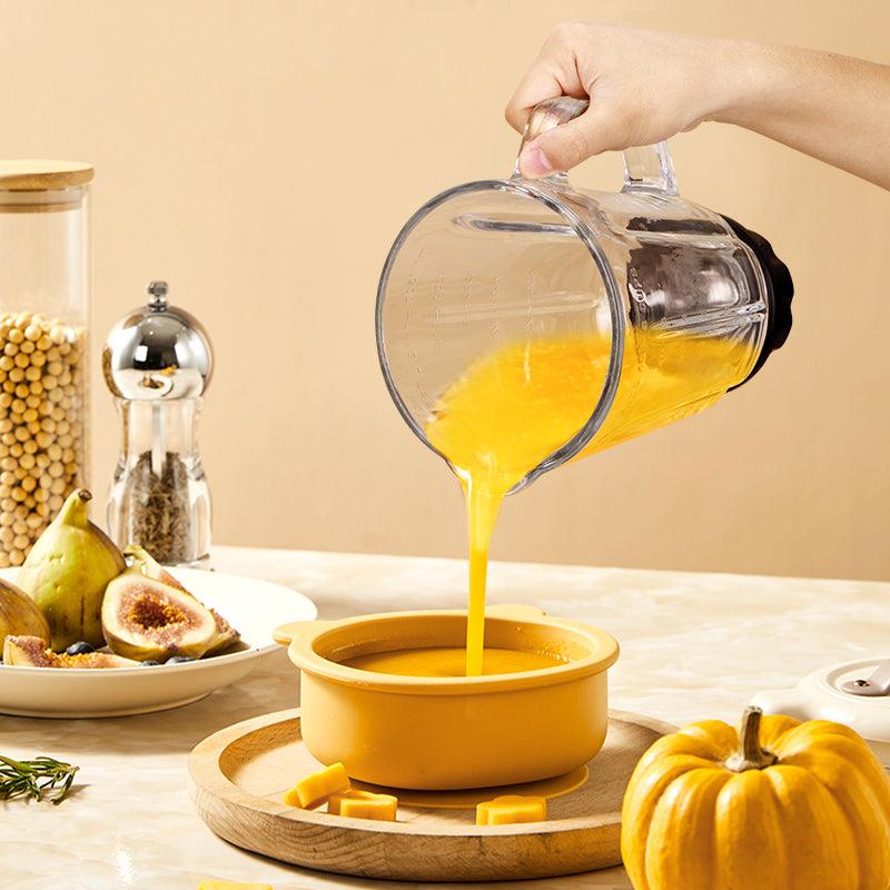 ecentio Blender Kaca 2 in 1 chopper juicer Dan 300ml Penggiling Daging 6 Pisau Juicer Elektrik cangkir ganda serbaguna Blander 1.5L