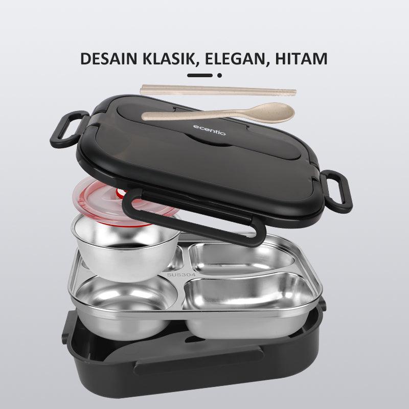 ecentio 1000ml tempat makan kotak makan 304 Stainless steel - ecentio