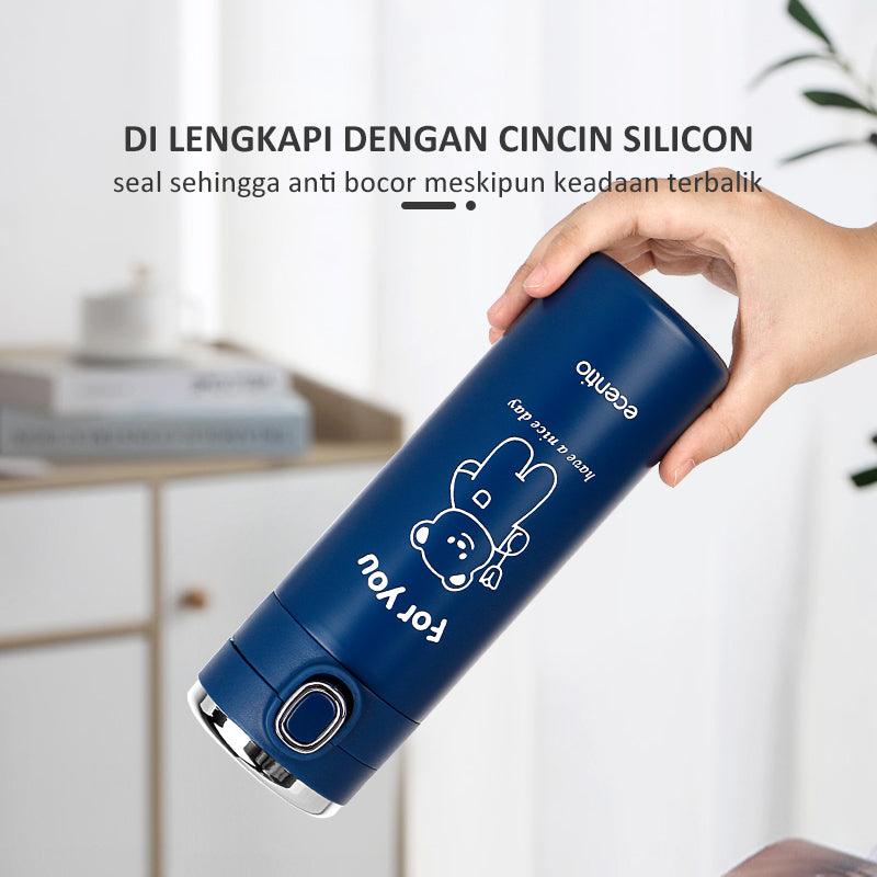 ecentio Botol minum Termos Tumbler Botol Stainless Steel Karakte 420ml - ecentio