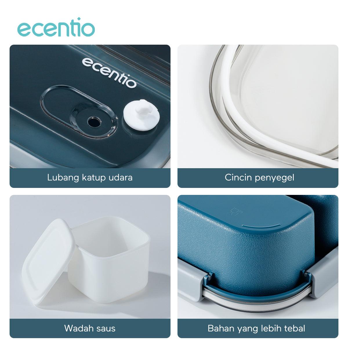 ecentio 1100ml Kotak Bekal Makan BPA Free - ecentio