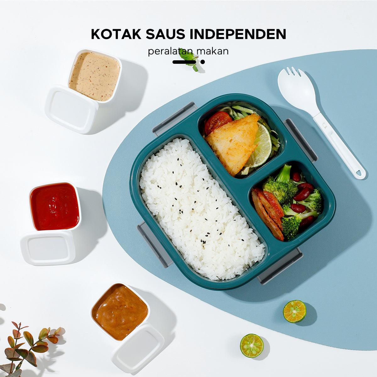 ecentio 1100ml Kotak Bekal Makan BPA Free - ecentio