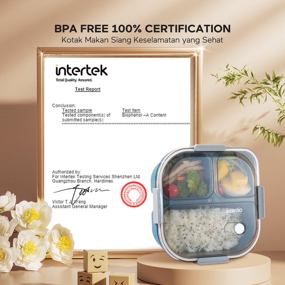 【BUY 1 GET 4】ecentio 4pcs Kotak Makan set - ecentio