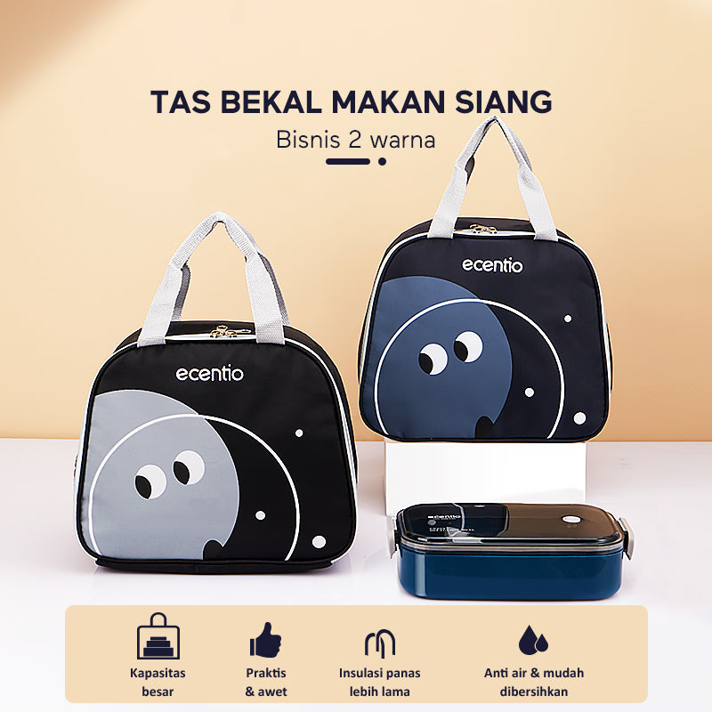 ecentio Lunch Cooler Bag Tas Bekal lucu tas