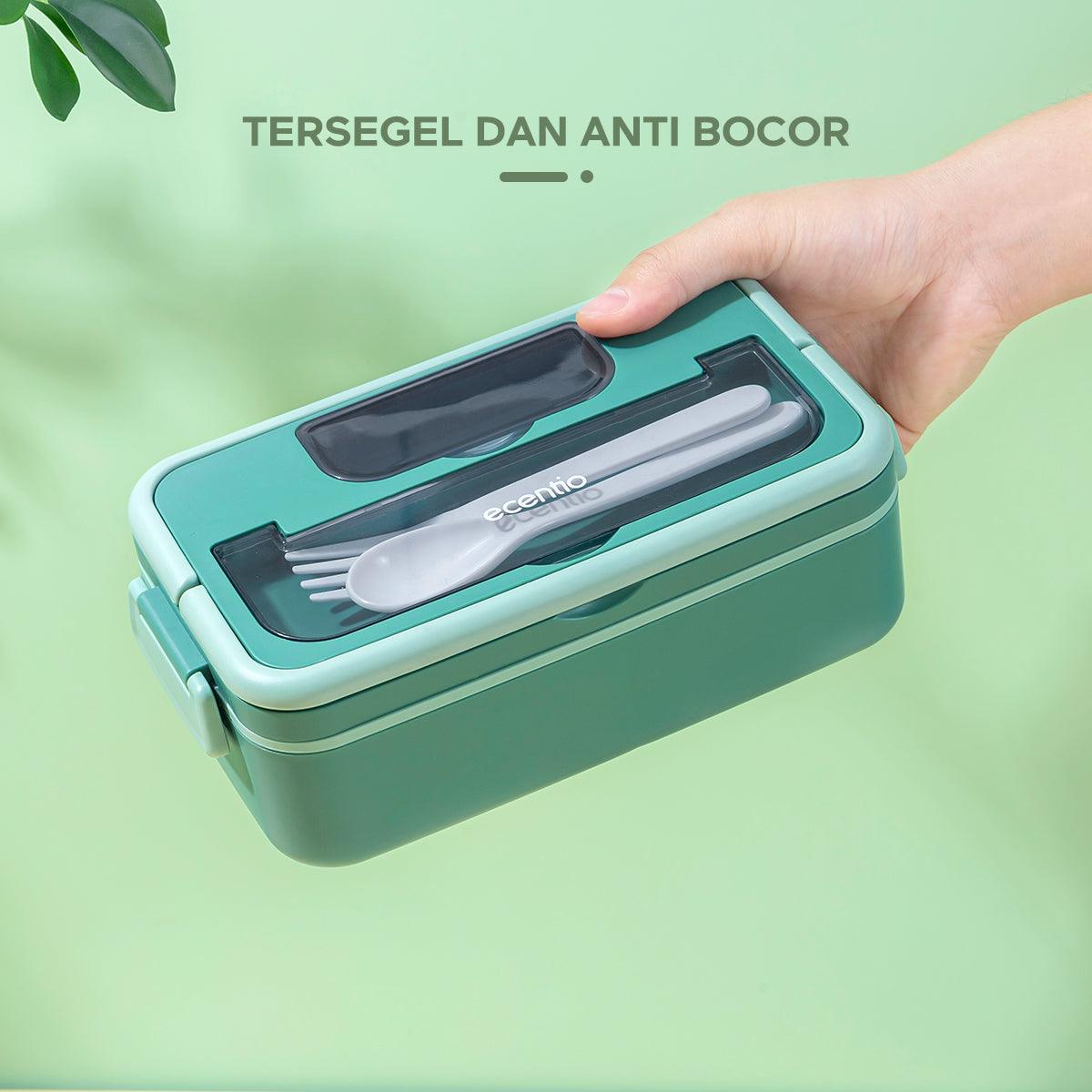 ecentio lunch box Kotak Makan anti tumpah/Food Container BPA Free 800ML