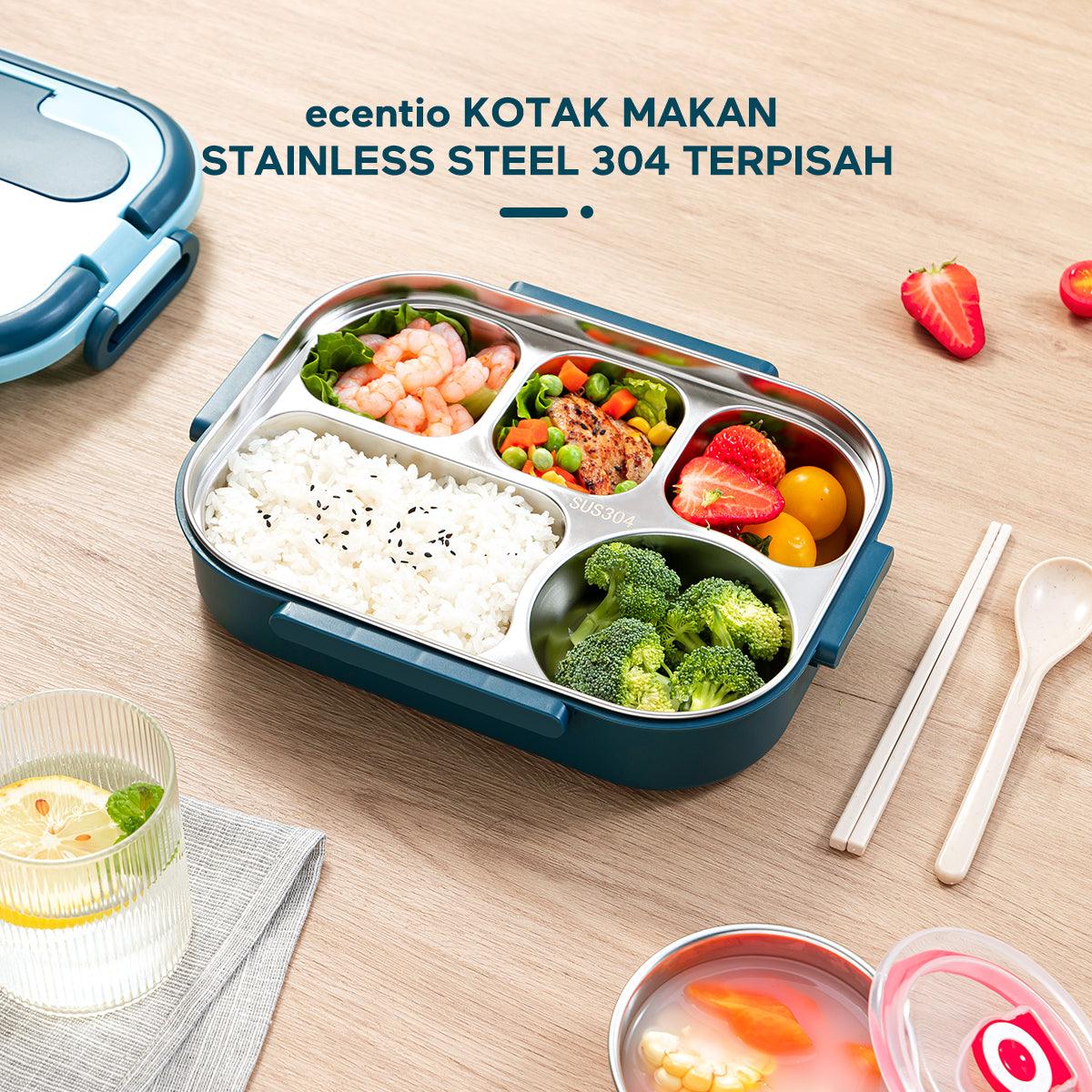 ecentio Kotak Bekal Makan 304 Stainless steel 1000ML