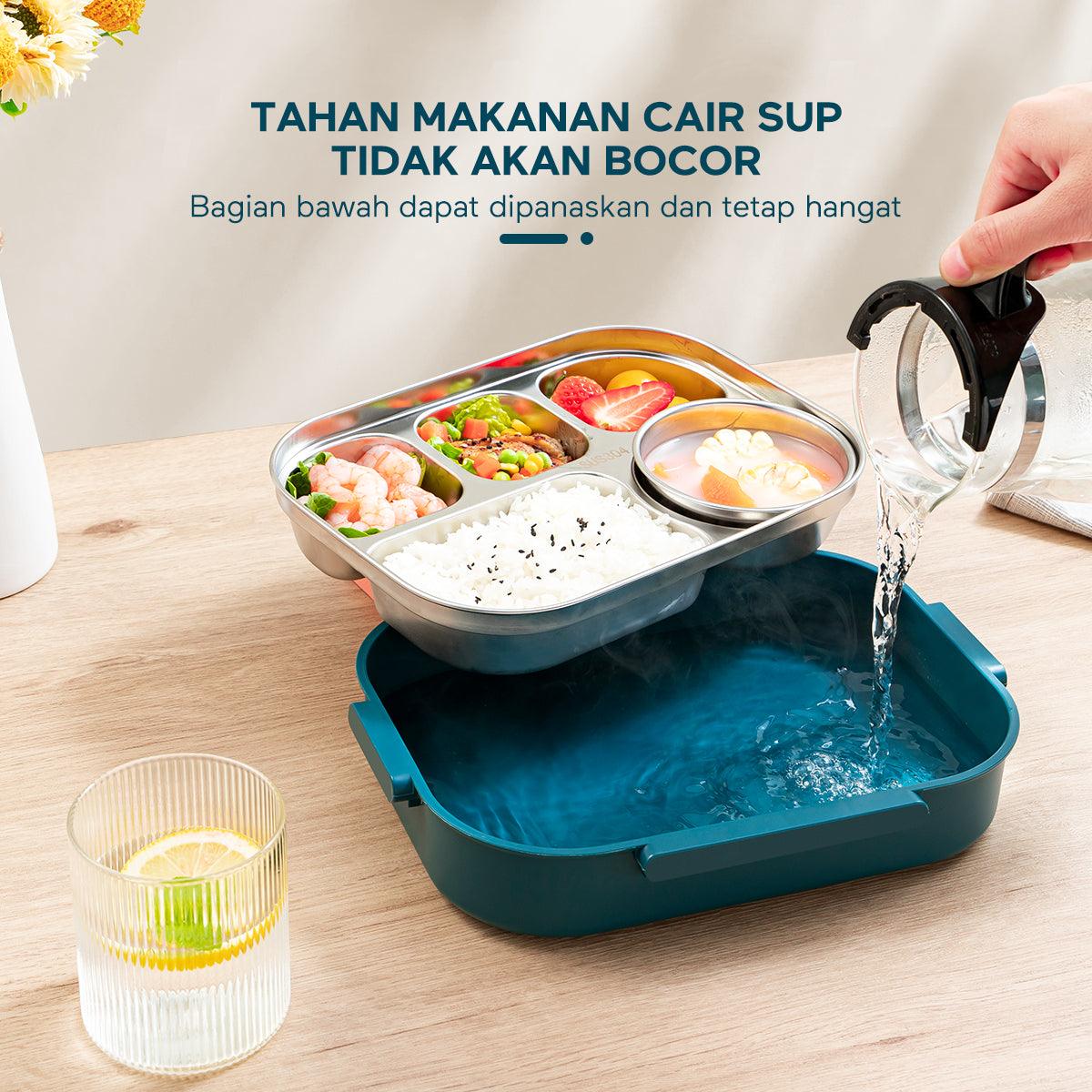 ecentio Kotak Bekal Makan 304 Stainless steel 1000ML