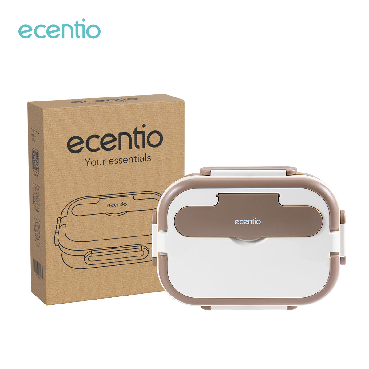 Pemesanan Awal!đecentio 5 sekat kotak makan siang stainless steel - ecentio