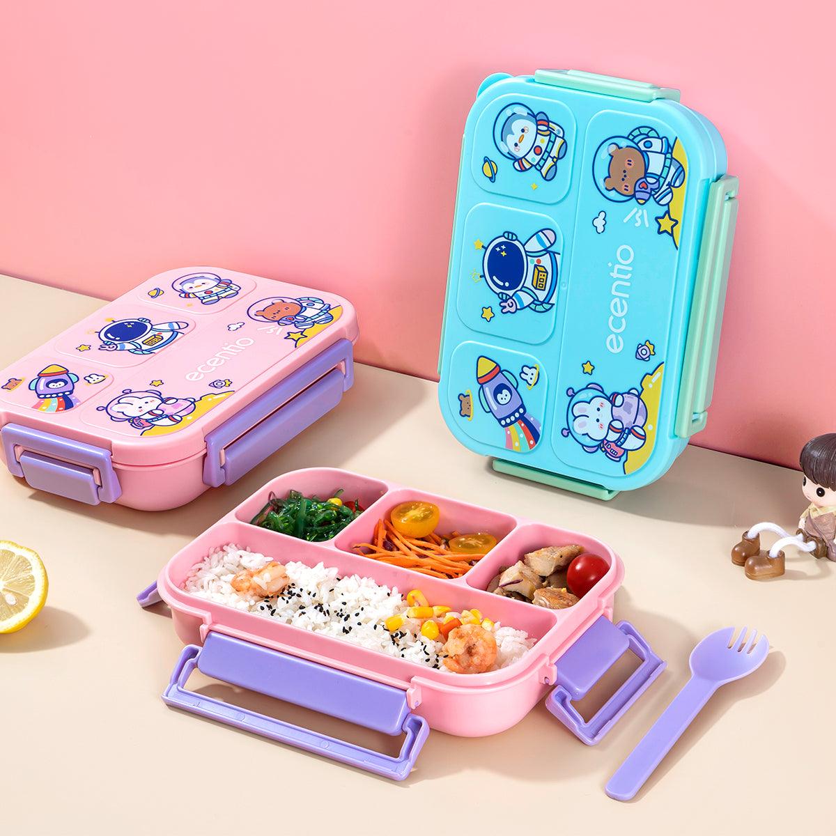 ăwholesale onlyăecentio Kotak Bekal Makan Anak 4 grids 1000ML - ecentio