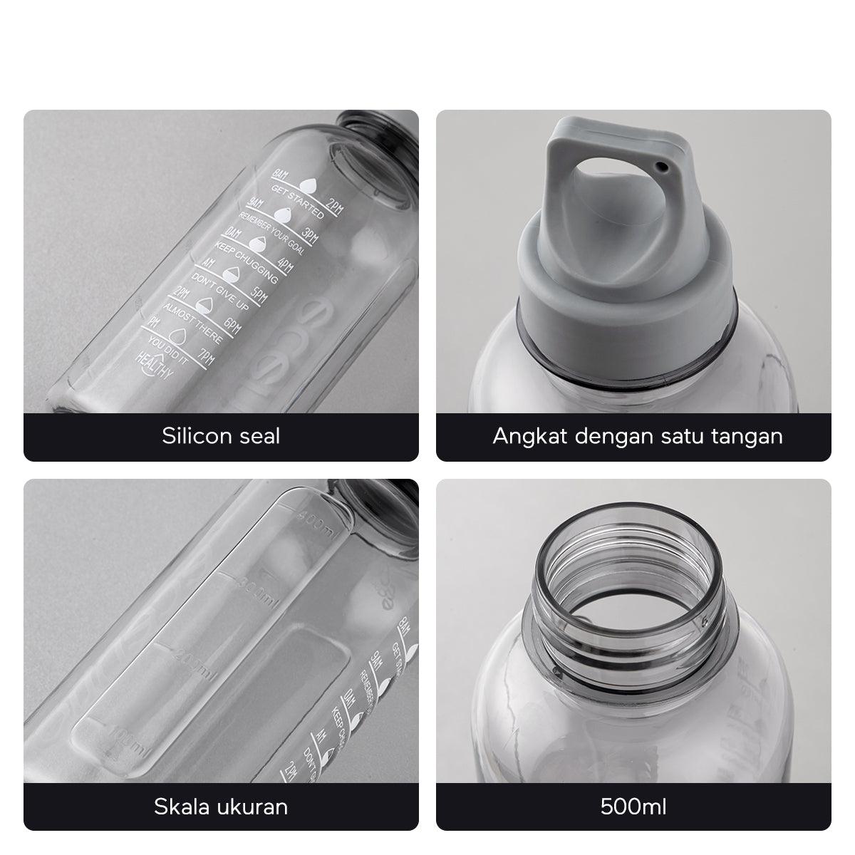 ecentio Botol Minum Botol Olahraga Tumbler Portable Water Botol 500ML - ecentio