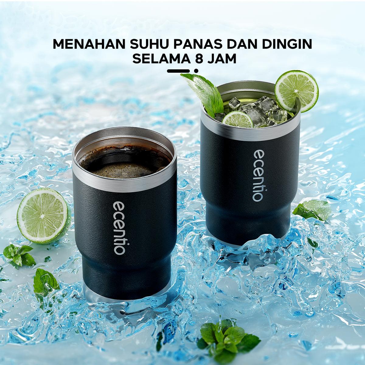 ecentio Cooler Tumbler Botol Minum double wall vacuum insulation 350ML