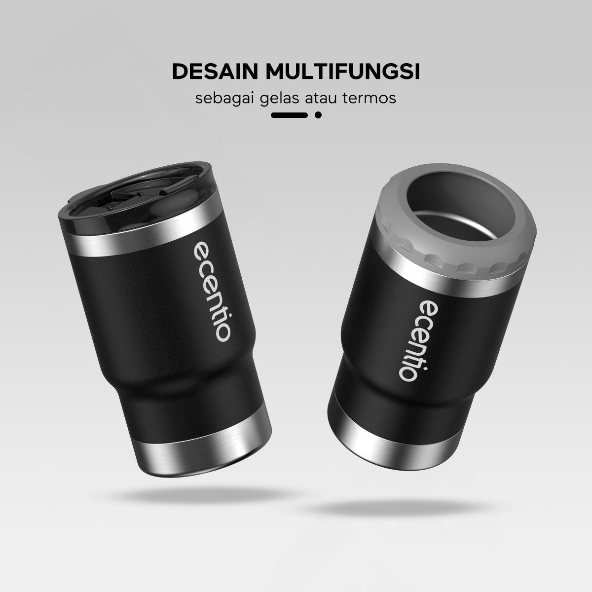 ecentio Cooler Tumbler Botol Minum double wall vacuum insulation 350ML
