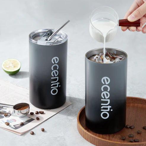 ecentio 8 mata pisau blender 2cup portable juicer + Vocuum Insulated Tumbler - ecentio
