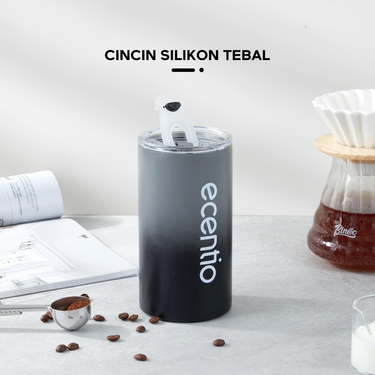 ecentio Vocuum Insulated Tumbler Mug Kopi Stainless Gelas Kopi 600ML - ecentio