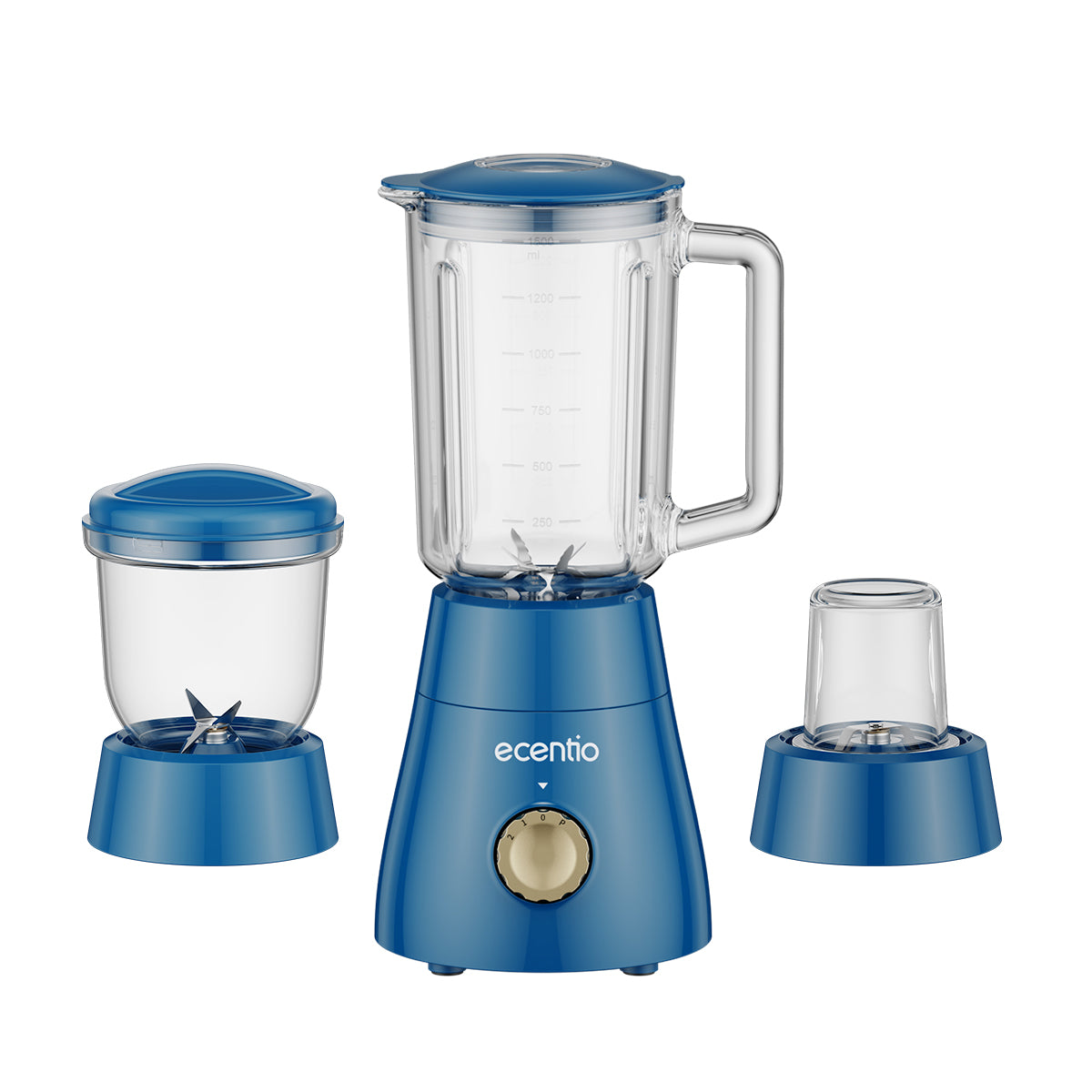 【Gratis hadiah】ecentio 3 in 1 Blender Set 3pcs 1500ml+700ml+250ml