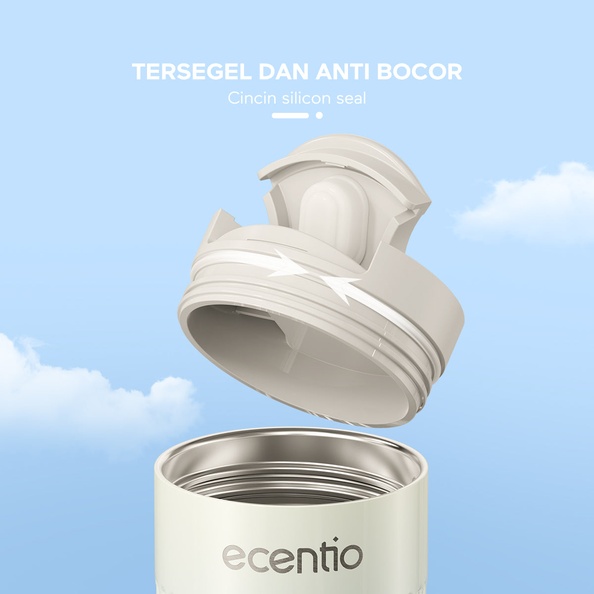 ecentio Botol Minum tumbler coffee Aurora seri Bottle 500ml - ecentio