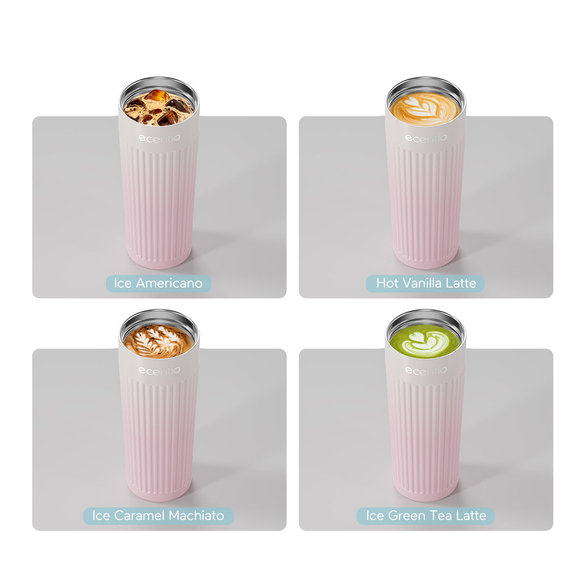 ecentio Botol Minum tumbler coffee Aurora seri Bottle 500ml - ecentio