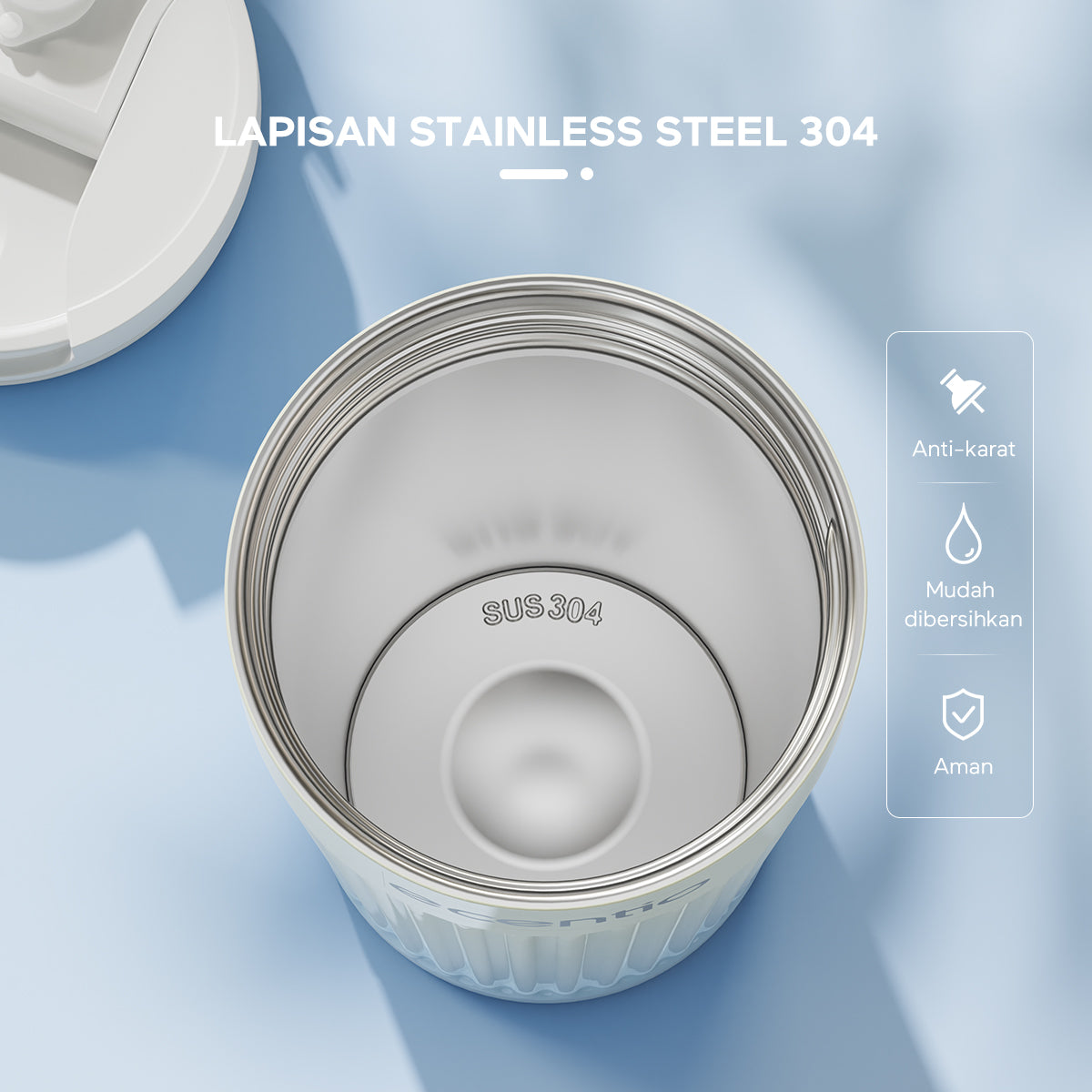 ecentio Botol Minum tumbler coffee Aurora seri Bottle 500ml - ecentio