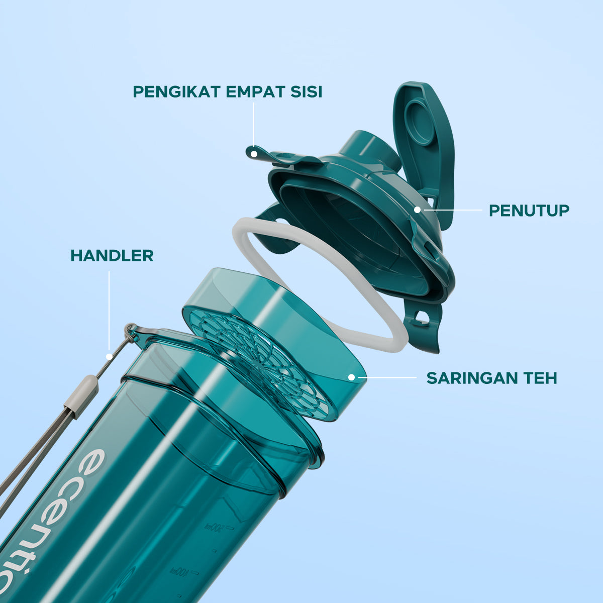 【BUY 1 GET 4】ecentio 4pcs Kotak Makan set - ecentio