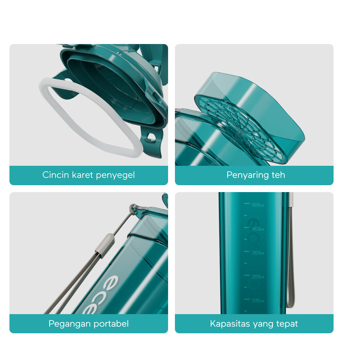 ecentio Botol Minum Tumbler 500ml - ecentio