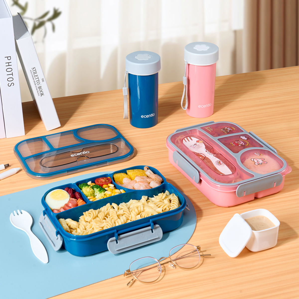 ecentio Kotak makan set BPA FREE - ecentio
