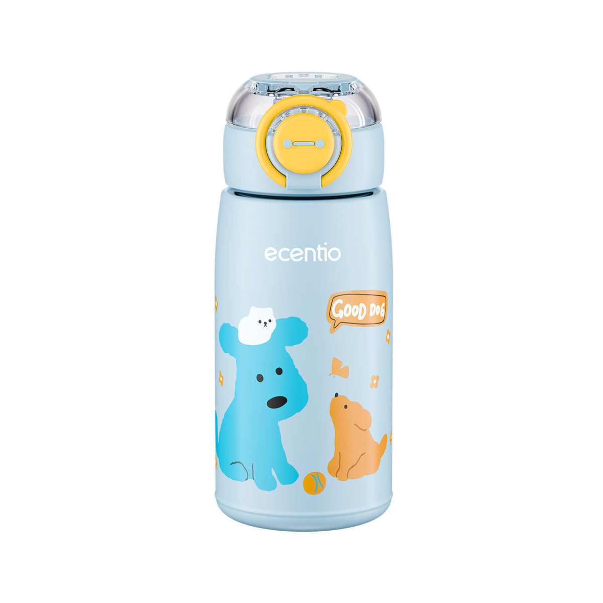 ecentio Botol Minum Termos Stainless Anak 470ml Sedotan Vacuum - ecentio