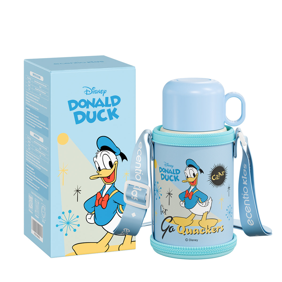 ecentio Termos 500ml Disney Anak Elsa&Donald Duck Vacuum Tumblr Anak - ecentio